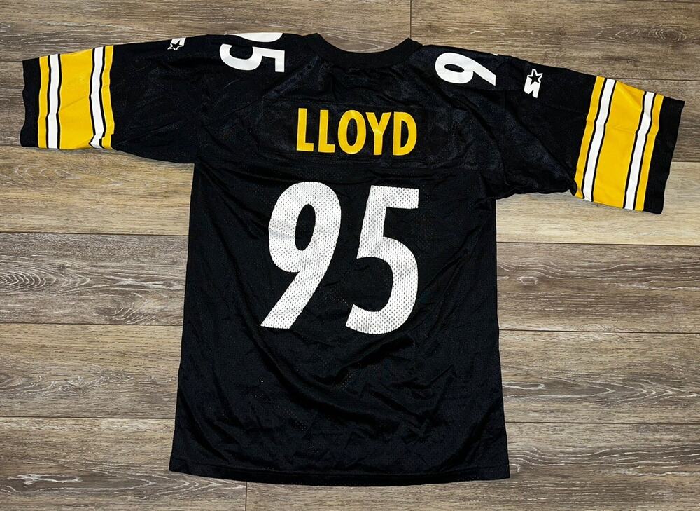 VTG 1995 Greg Lloyd Starter Football Jersey #95 Steelers Adult 48 Large NFL USA